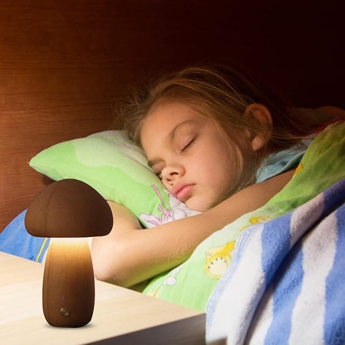 Lampe de Table - MushroomsNightLight™ - Marron Foncé 1