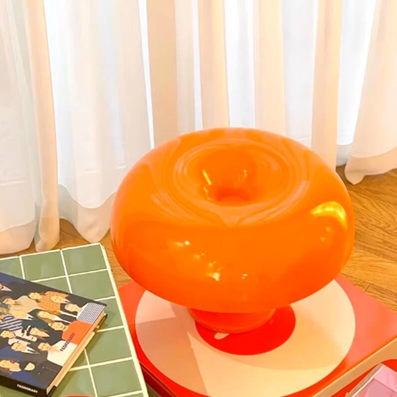 Lampe de Chevet - MinimalistMushroomTableLamp™ - Rouge