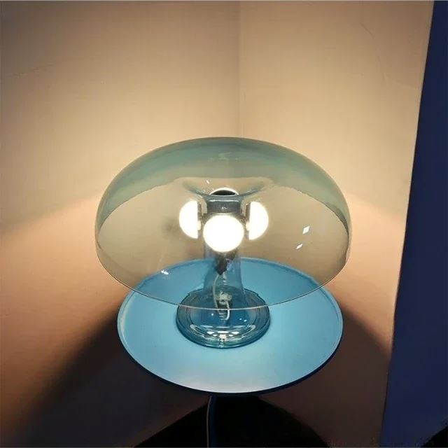 Lampe de Chevet - MinimalistMushroomTableLamp™ - Bleu