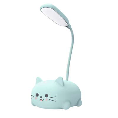 lampe de bureau enfant lamcat bleu
