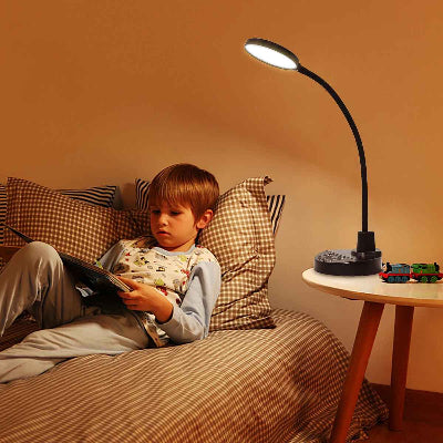 lampe de bureau leds enfant couche regarde livre