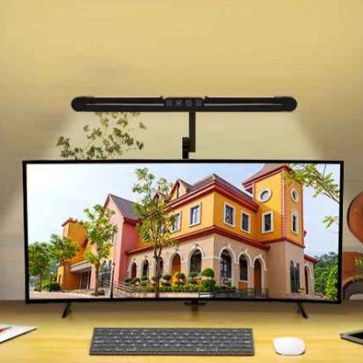 lampe de bureau luminosité réglable lumières latérales repliable