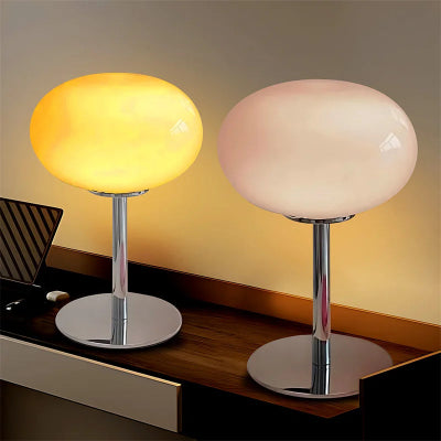 lampes de table décorative beige ou rose lampe Barbapapa