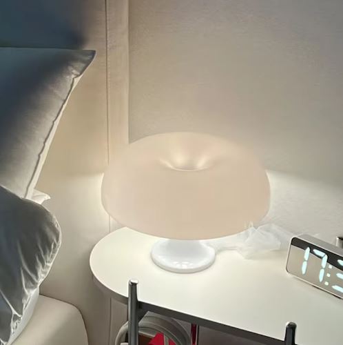 Lampe de Chevet - MinimalistMushroomTableLamp™ - Blanc