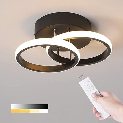 Plafonnier LED - ModernLampStyle™ - Cercle Noir