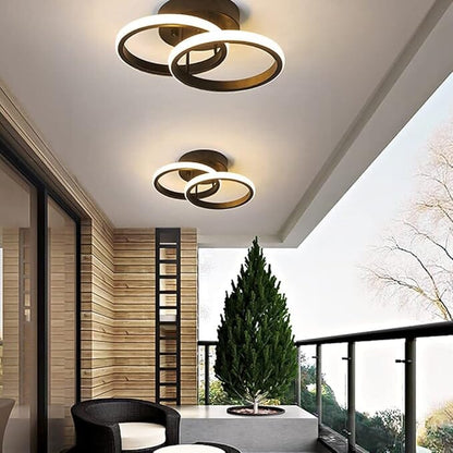 Plafonnier LED - ModernLampStyle™ - Cercle Noir