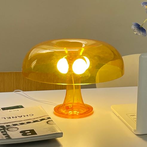 Lampe de Chevet - MinimalistMushroomTableLamp™ - Jaune