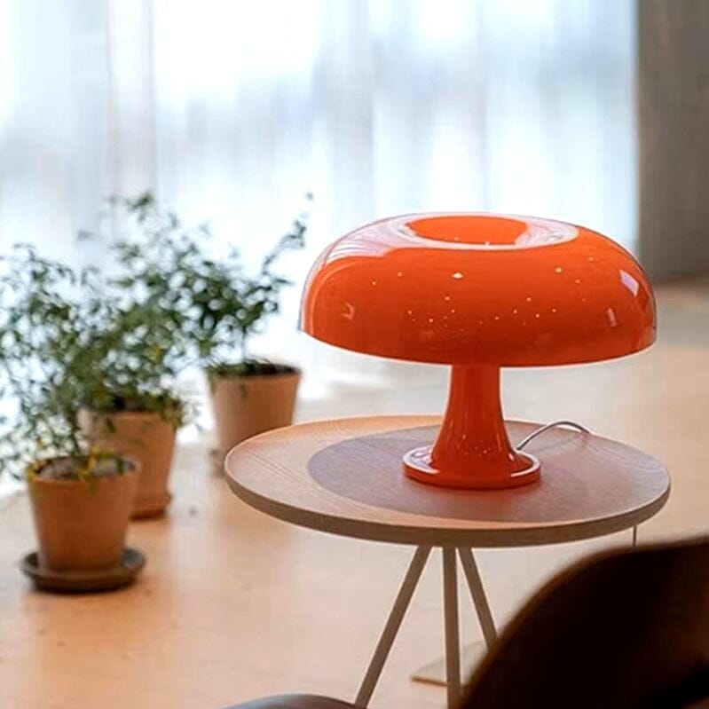 Lampe de Chevet - MinimalistMushroomTableLamp™ - Rouge