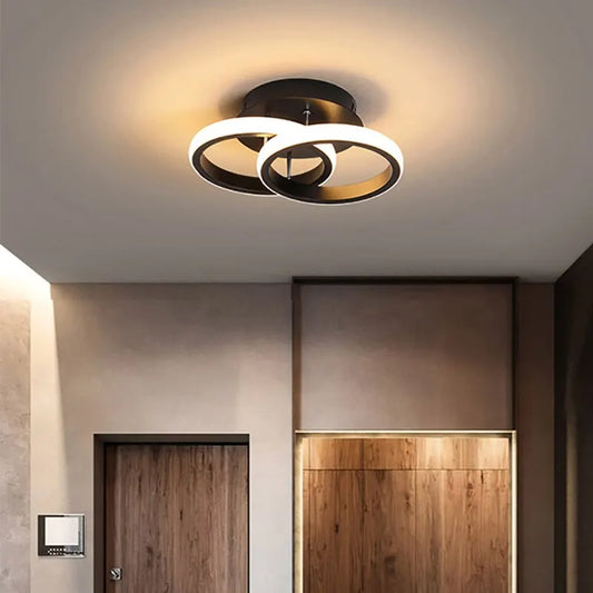 Plafonnier LED - ModernLampStyle™ - Cercle Noir