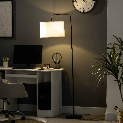 lampadaire vintage lampalin éclaire un bureau