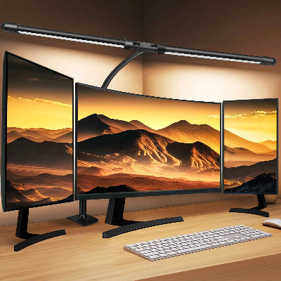 lampe de bureau double têtes trois écran lampe Duolumi
