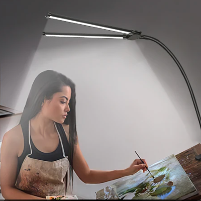 lampe de bureau femme fait de la peinture lampe Duolumi