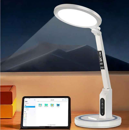 lampe de bureau led affichage heure date température
