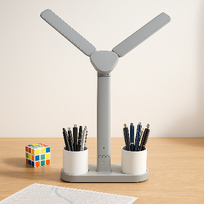 lampe de bureau led orientable vue derrière Minilumi