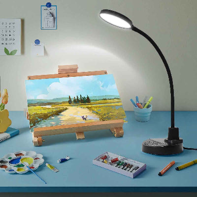 lampe de bureau leds éclaire peinture aquarelle