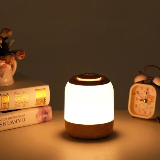 lampe de chevet tactile Box lumière blanc neutre