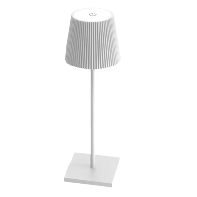 lampe de table rechargeable Bella blanc