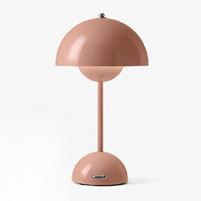 lampe de table rechargeable rose Invitation