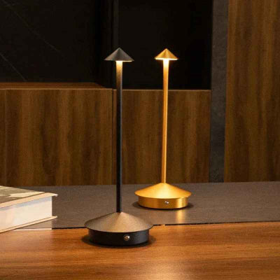 lampe de table sans fil sur meuble deux lampes Flèche