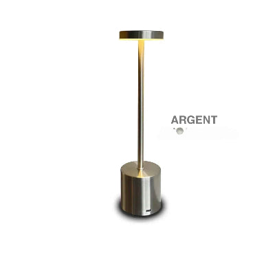 lampe table argent
