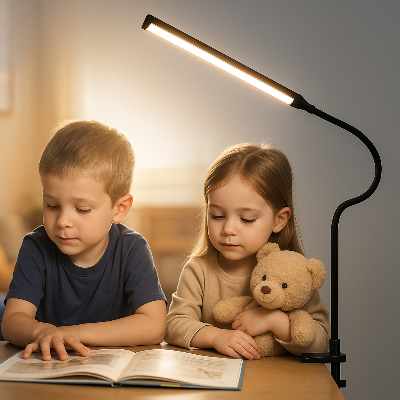 lampes de bureau enfants regardent livre lampe Lumi