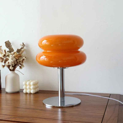 lampes de table macaron orange décoratif