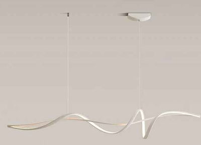 plafonnier blanc design sirène