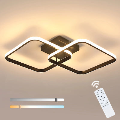 plafonnier led tétris réglage par télécommande