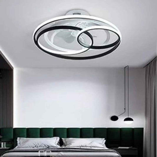 plafonnier ventilateur led lumière blanche confort chambre